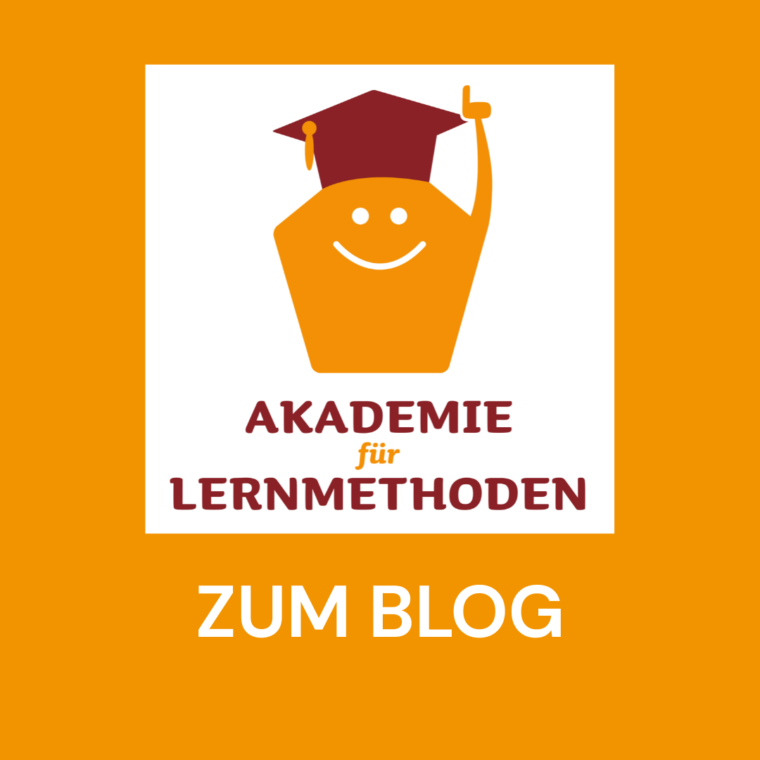 Logo der Akademie für Lernmethoden mit dem Text zum Blog
