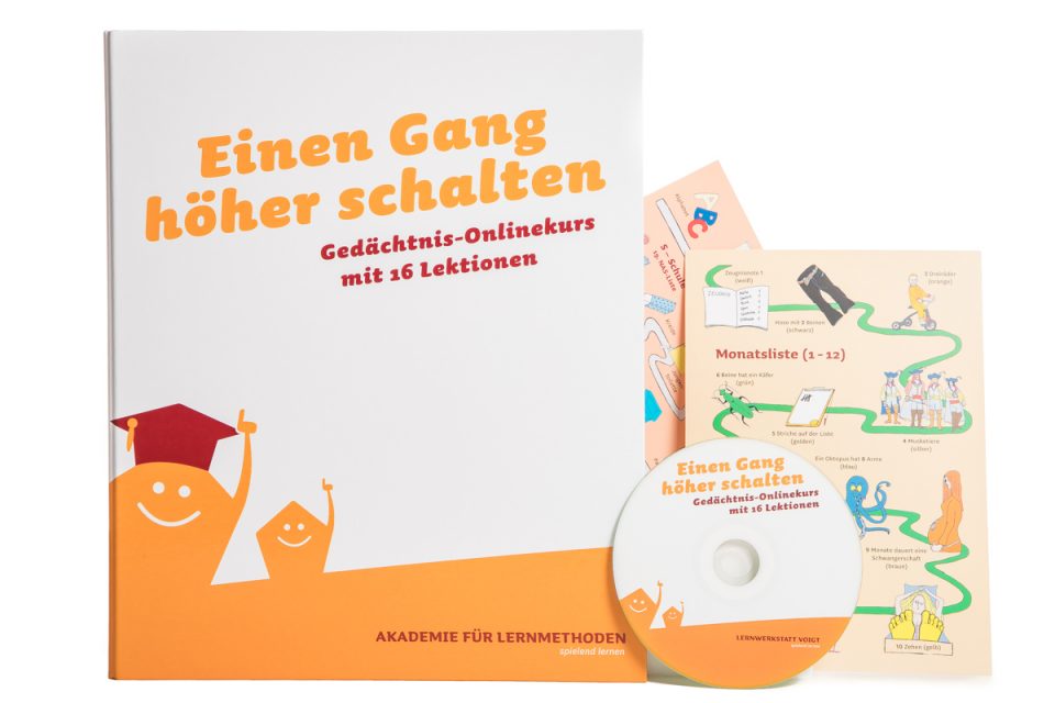 Inhalte des Online-Gedächtnis-Kurses „Einen Gang höher schalten“
