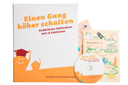 Inhalte des Online-Gedächtnis-Kurses „Einen Gang höher schalten“