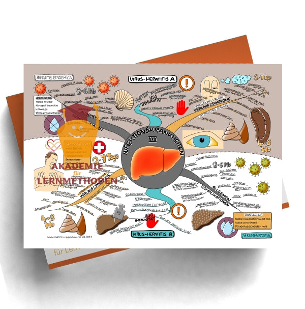 Mindmaps zum Thema Prüfungswissen med. Heilpraktiker - Teil 2 (71-176)