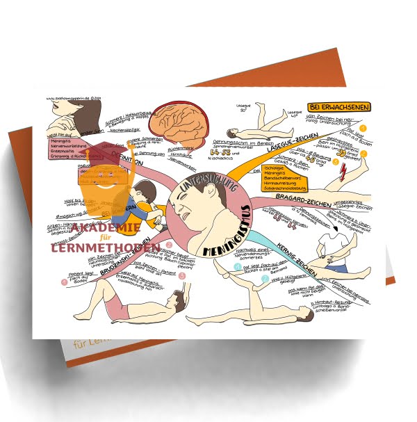 Mindmap zum Thema HP med. Untersuchung Meningitis