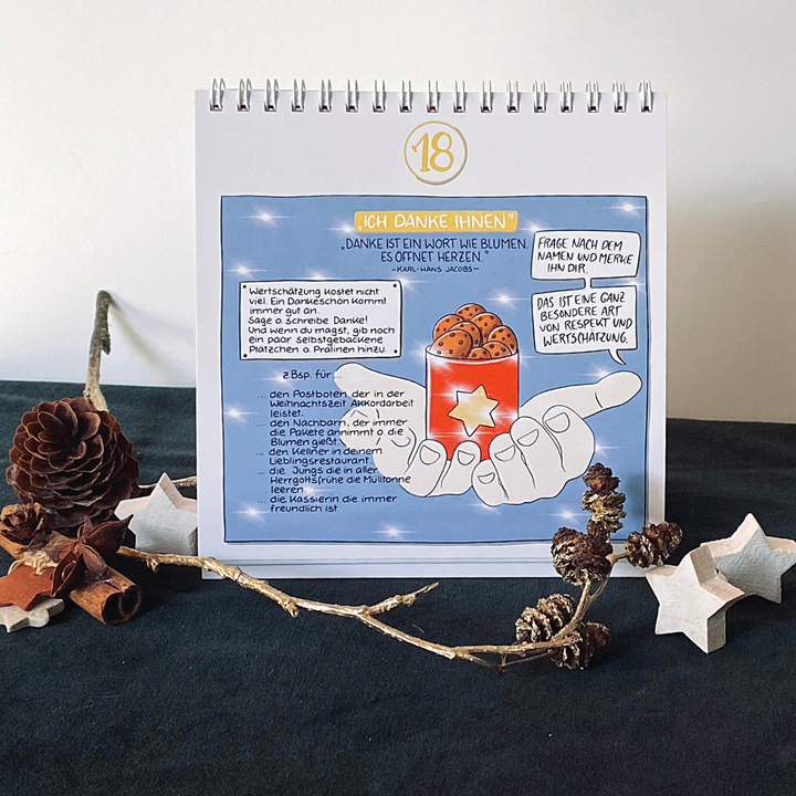 Adventskalender mit Skatchnotes