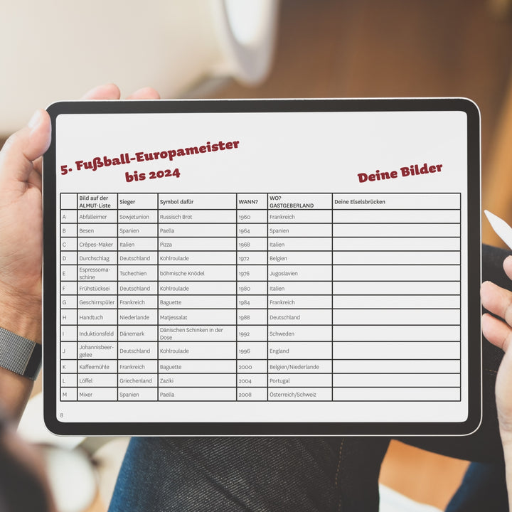 ALMUT-E-Book - Fußball Europameister lernen