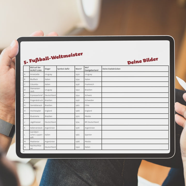 ALMUT-E-Book - Fußball Weltmeister lernen