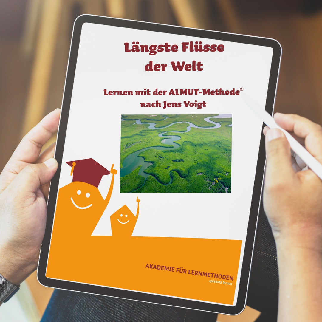 ALMUT-E-Book - längsten Flüsse der Welt lernen
