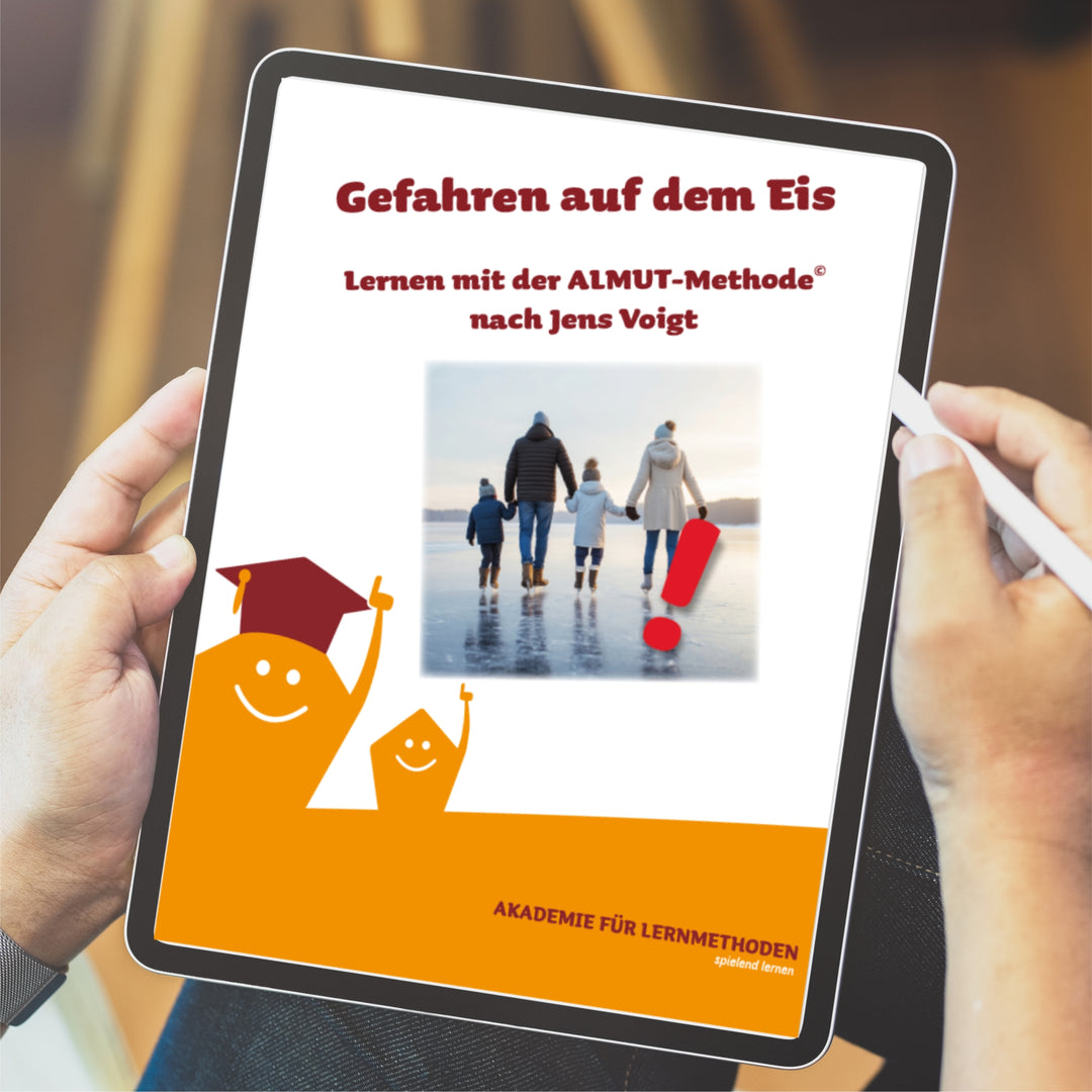 ALMUT-E-Book - Gefahrenregeln bei Eis lernen