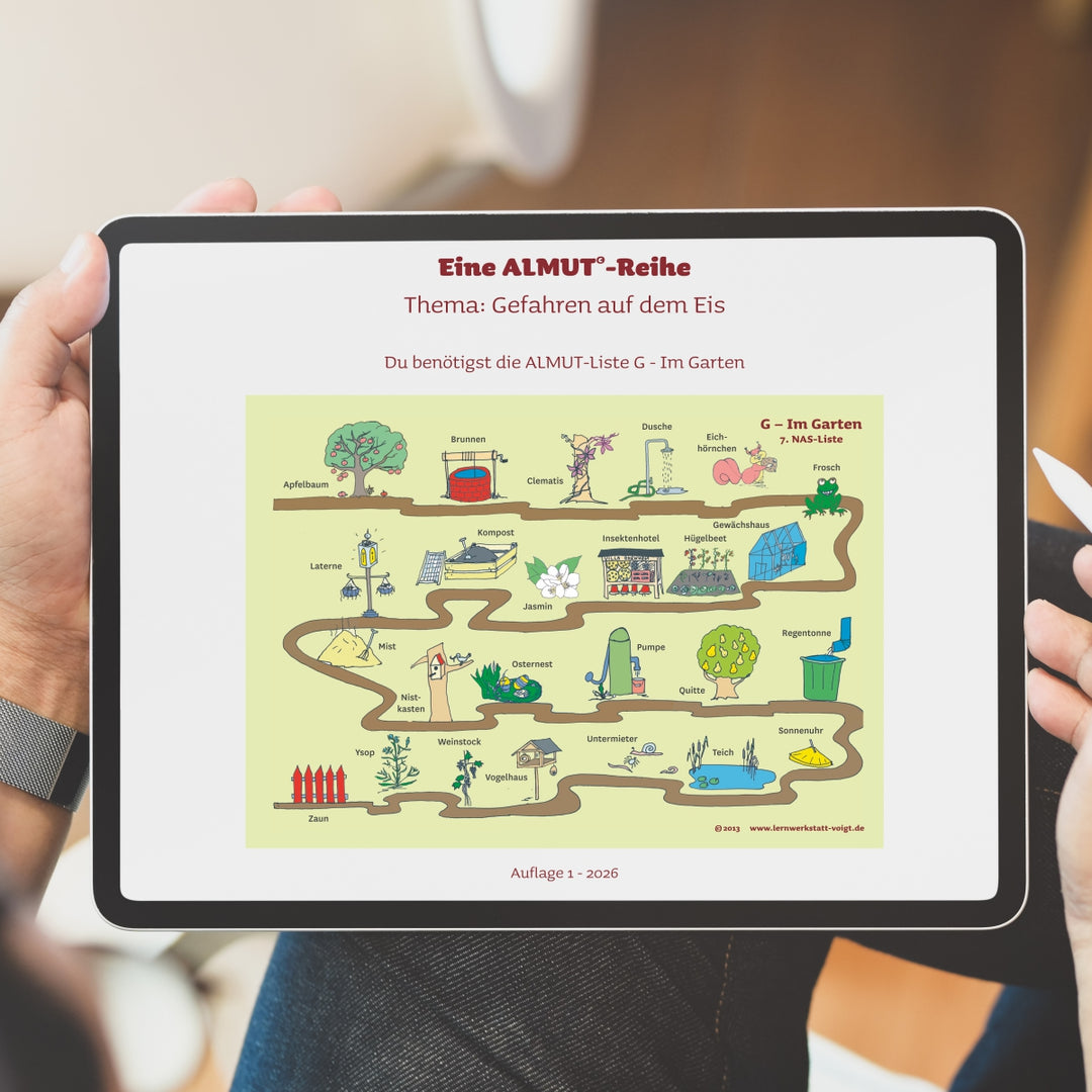 ALMUT-E-Book - Gefahrenregeln bei Eis lernen