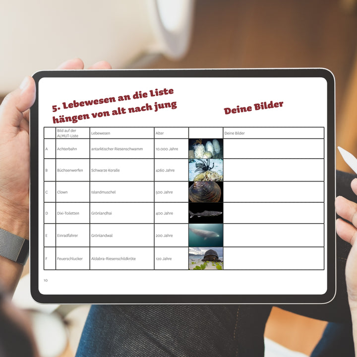 ALMUT-E-Book - Lebewesen nach dem Alter