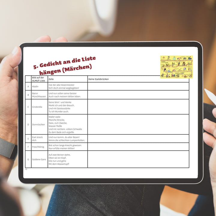 ALMUT-E-Book - Gedicht lernen "Der Zauberlehrling" J.W.v. Goethe