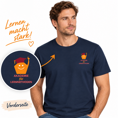 Herren-T-Shirt – 20 Jahre Akademie für Lernmethoden