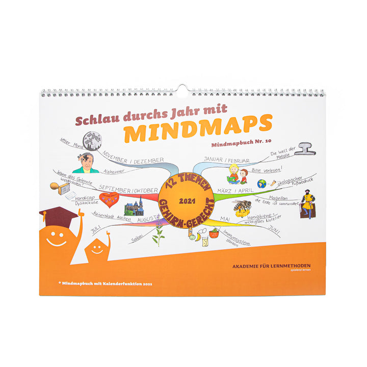 Mindmap-Buch Nr. 10 - der Mindmap-Kalender 2021