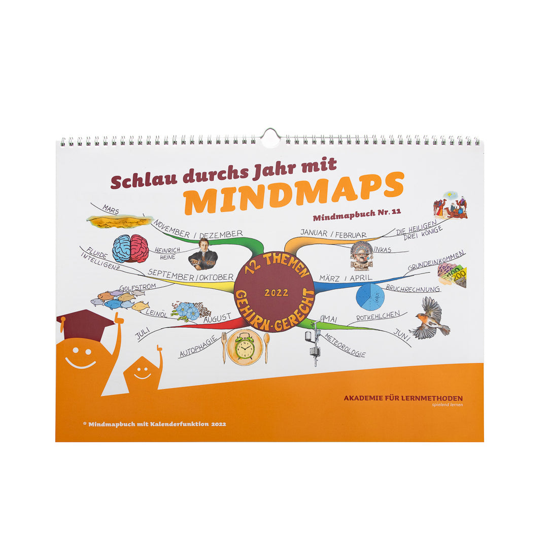 Mindmap-Buch Nr. 11 - der Mindmap-Kalender 2022