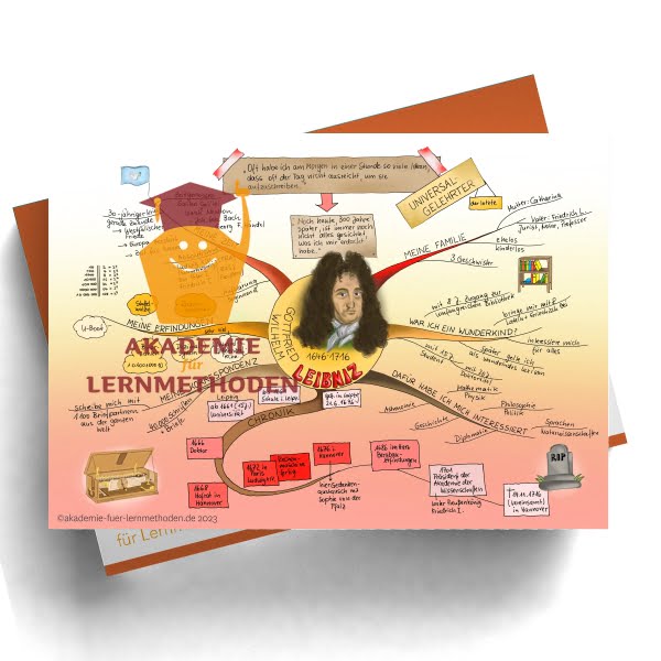 Mindmap zum Thema Leibnitz