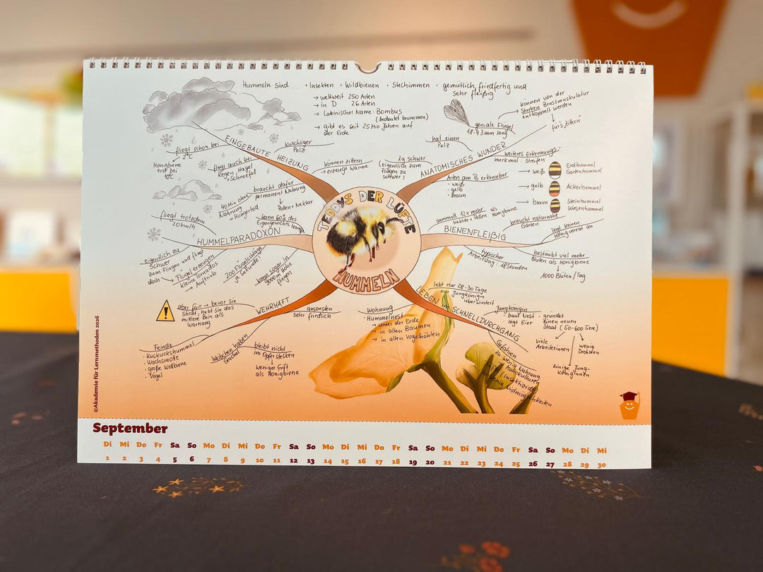 Mindmap-Buch Nr. 15 - der Mindmap-Kalender 2026