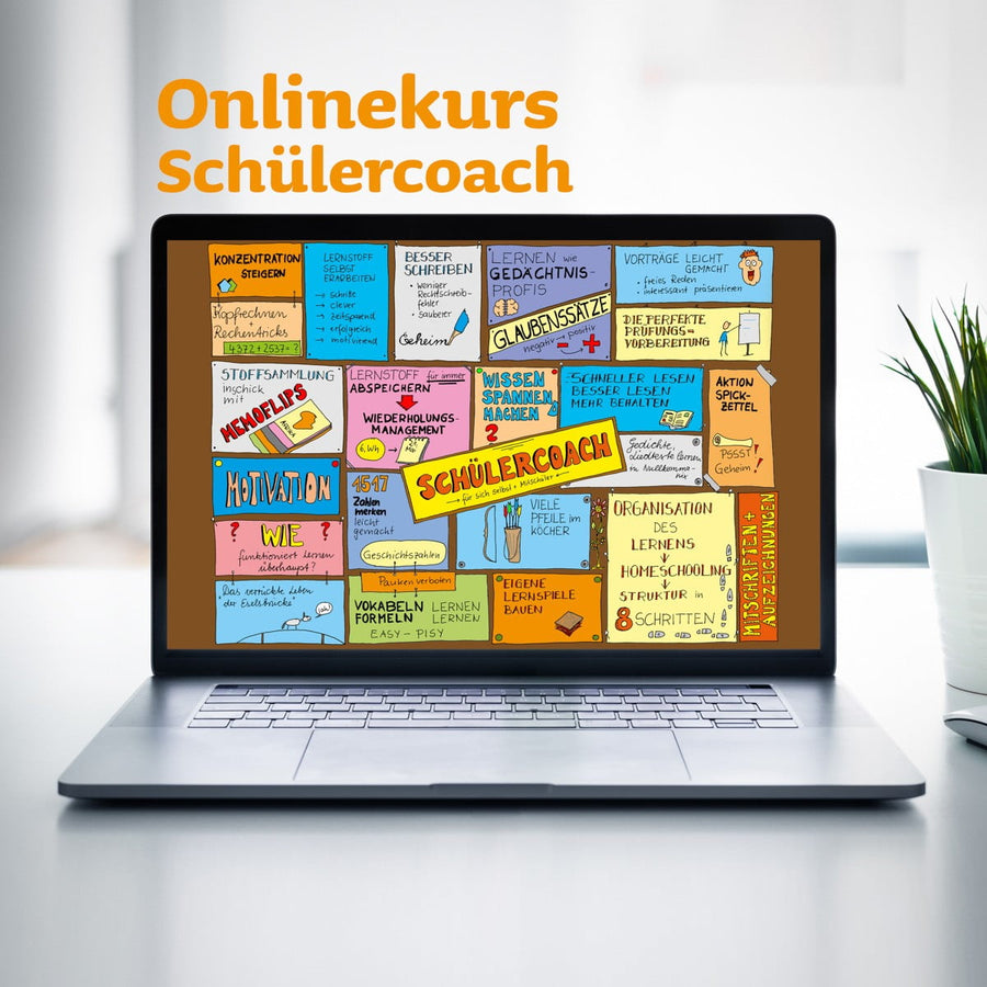 Onlinekurs für Schülercoaches zum Lerntrainer, als Hilfe in der Schule und im Studium