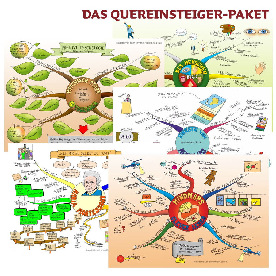 Quereinsteiger-Mindmap-Paket