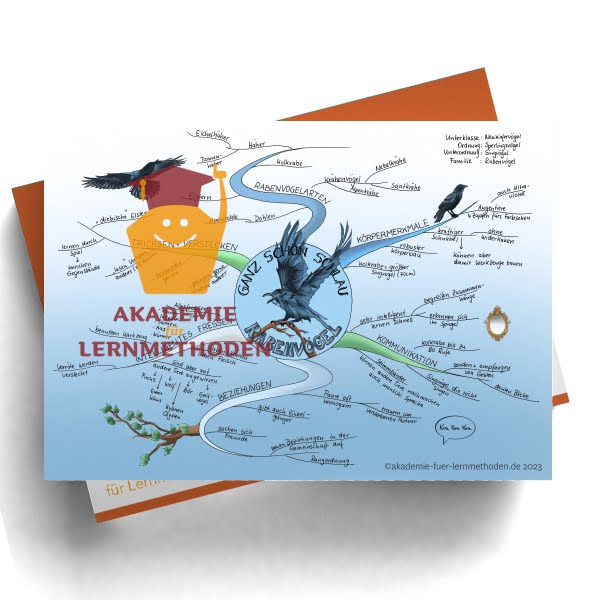 Mindmap zum Thema Raben