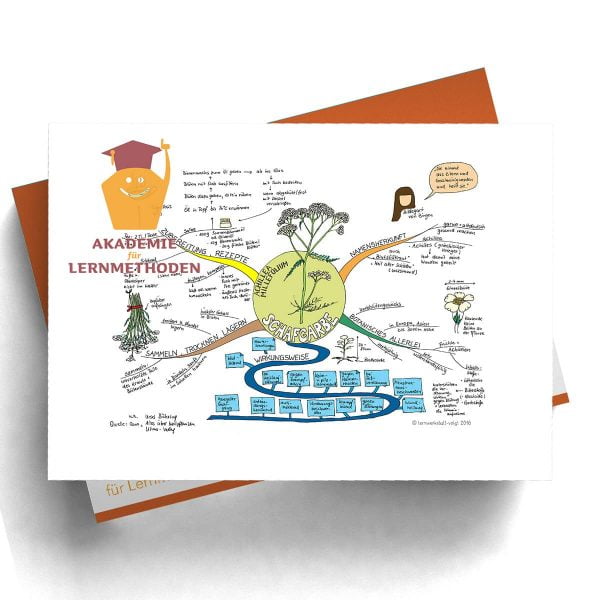 Mindmap Schafgarbe - Papierformat