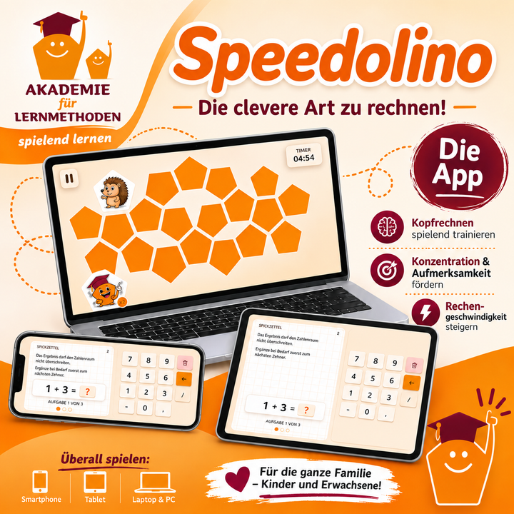 Speedolino App – 20 Jahre Lernerfahrung. Jetzt digital.